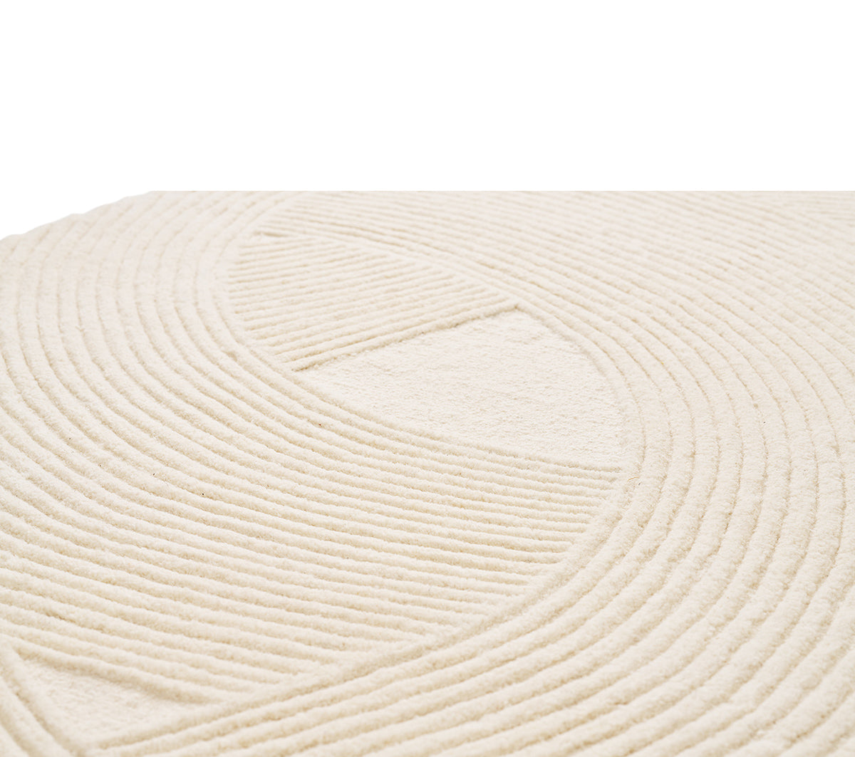 Pune Ivory Wool Rug