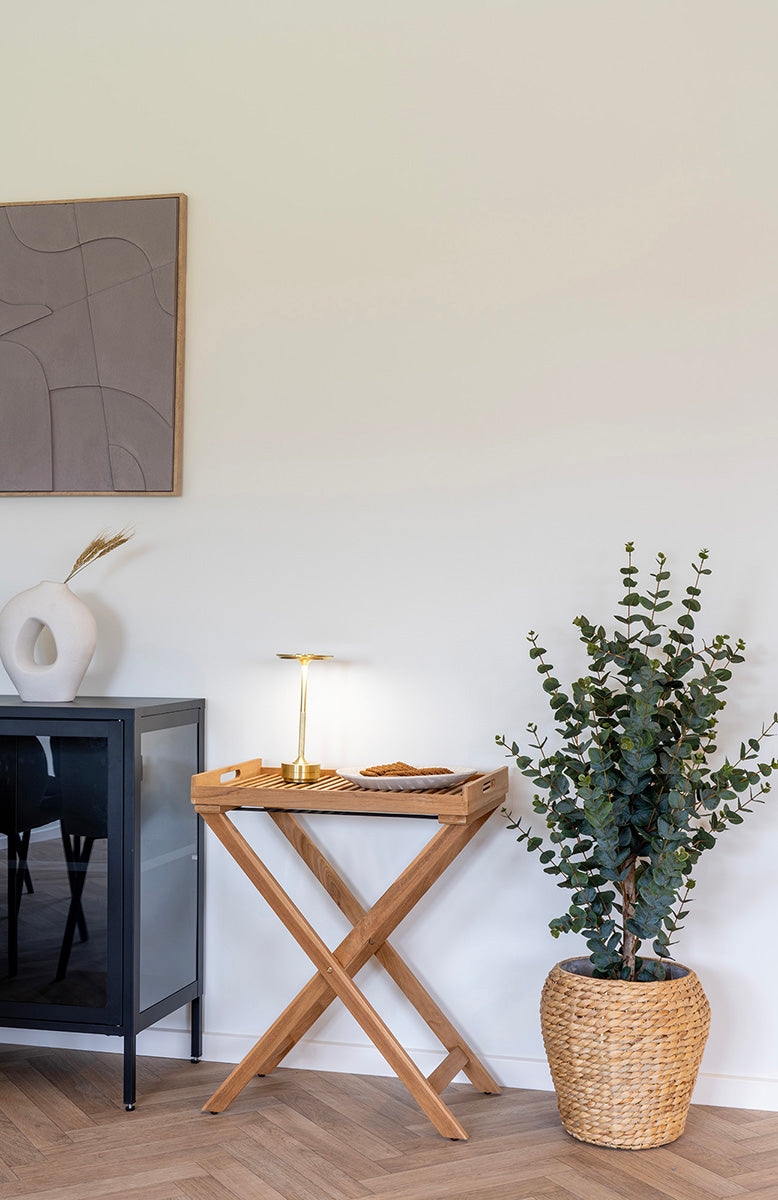 Ronda Teak Wood Tray Table