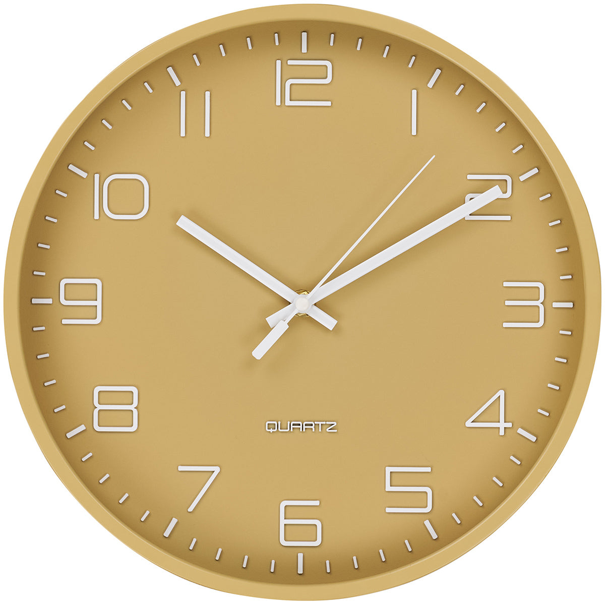 Rosolini Ochre Wall Clock