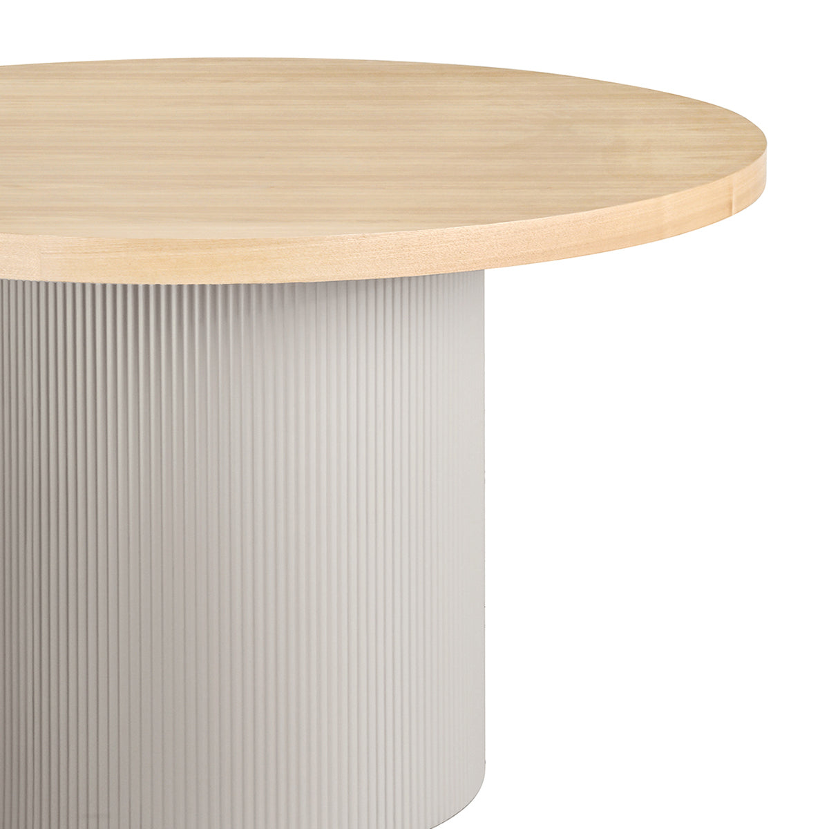 Solva Natural Sand Round Dining Table