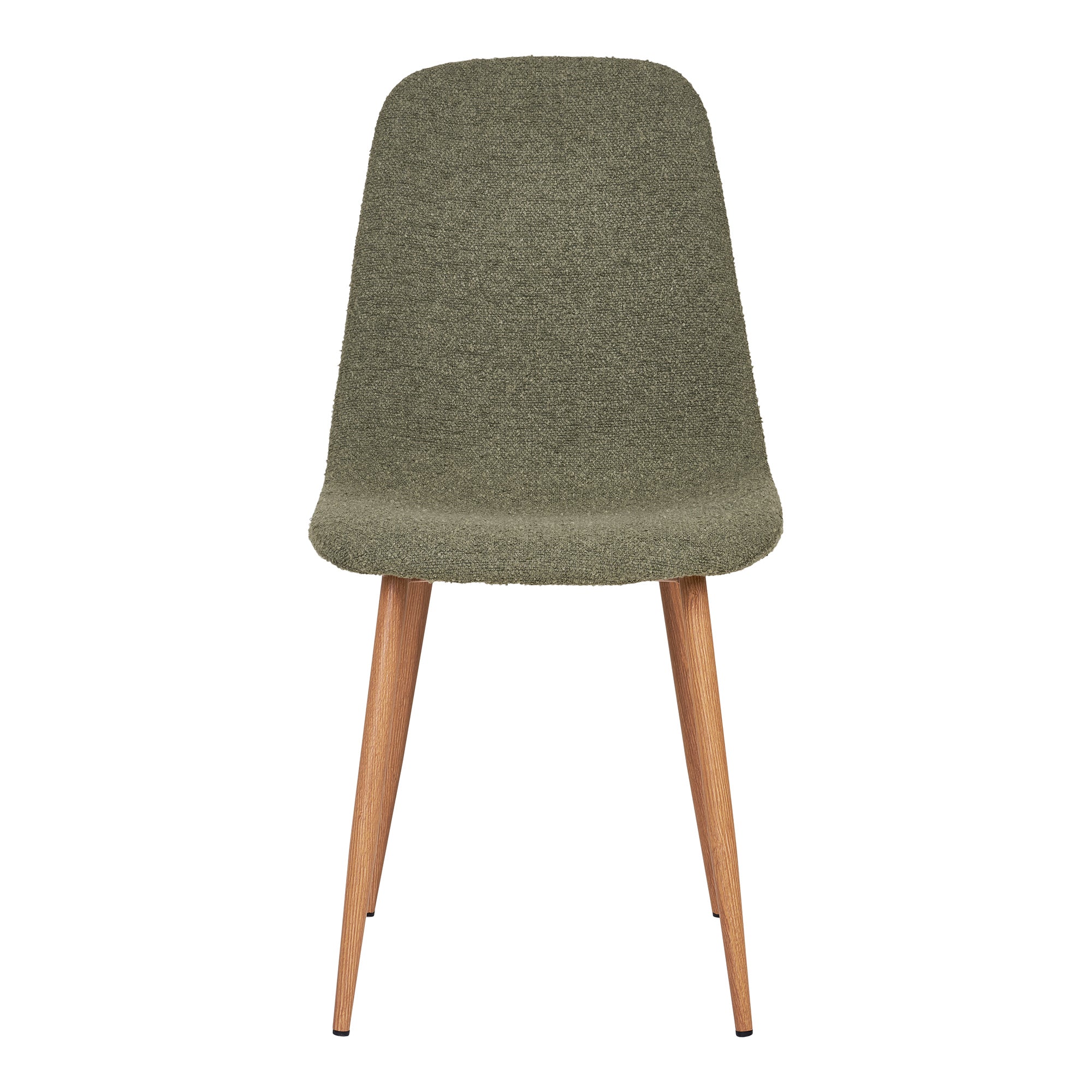 Stockholm Dark Green Boucle Dining Chair (2/Set)