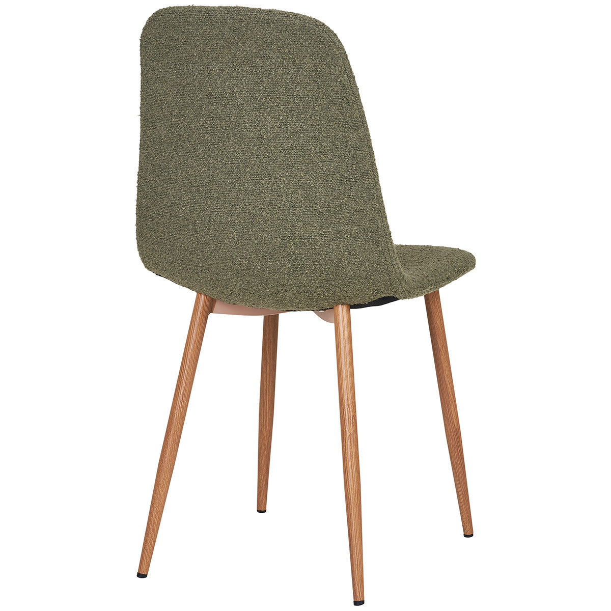 Stockholm Dark Green Boucle Dining Chair (2/Set)