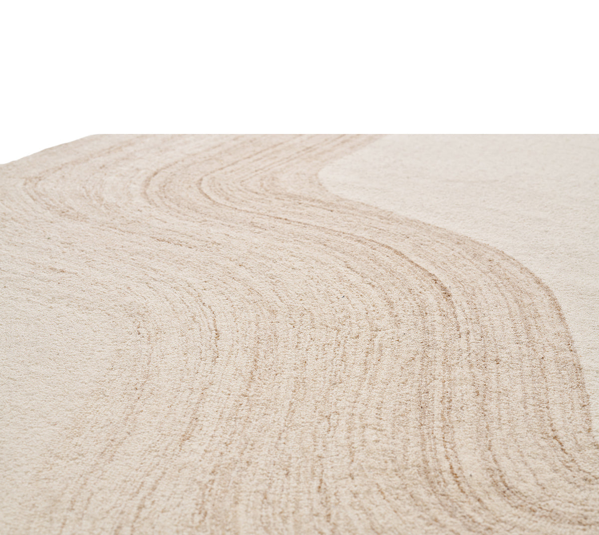 Surat Light Brown/Ivory Wool Rug