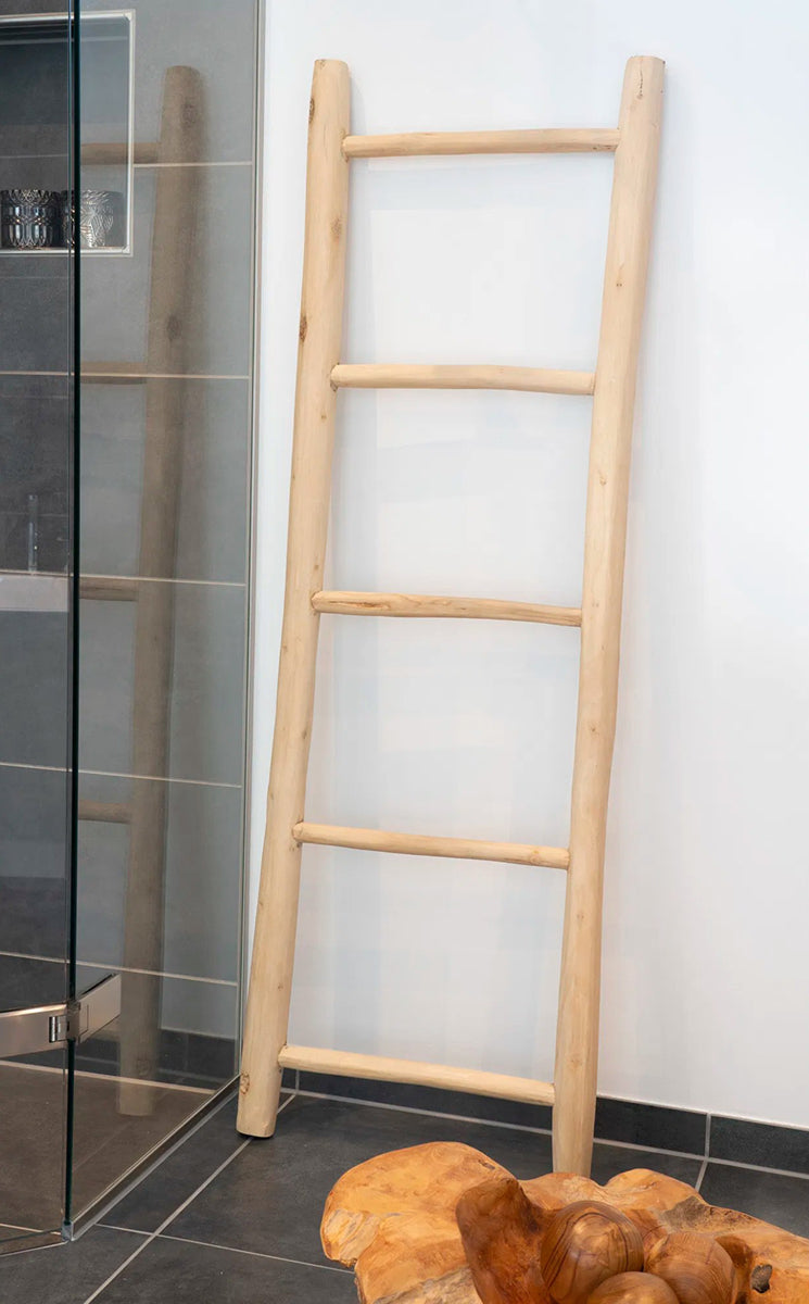 Teak Natural Ladder