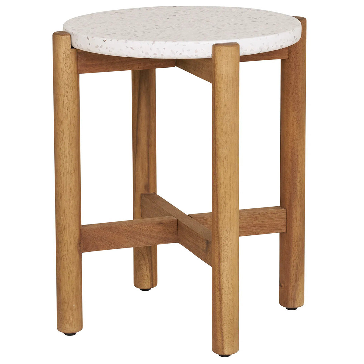 Terracina Acacia Wood Side Table