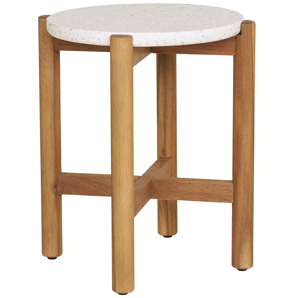 Terracina Acacia Wood Side Table