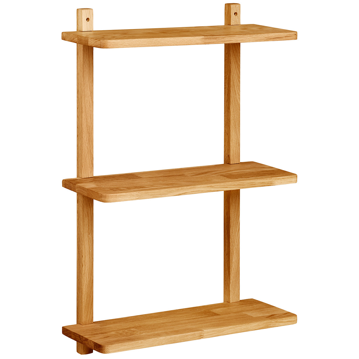Townsville Oak Wood Open Wall Shelf