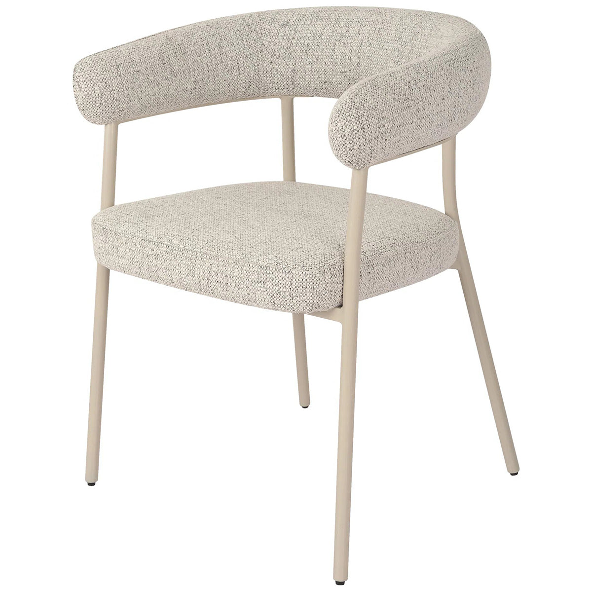 Trivio Sand Boucle Dining Chair (2/Set)