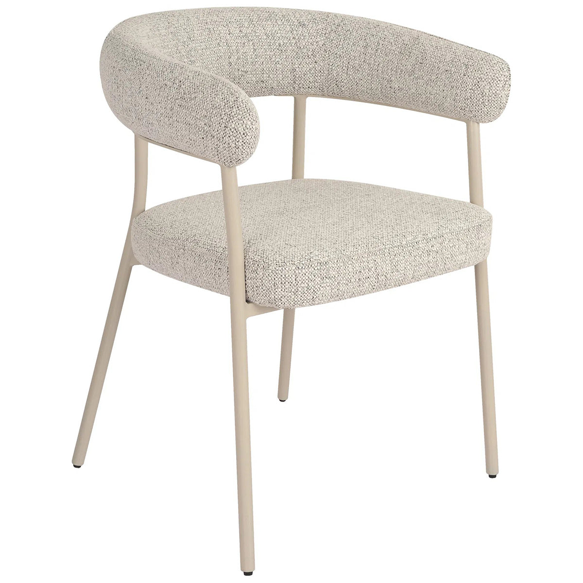 Trivio Sand Boucle Dining Chair (2/Set)