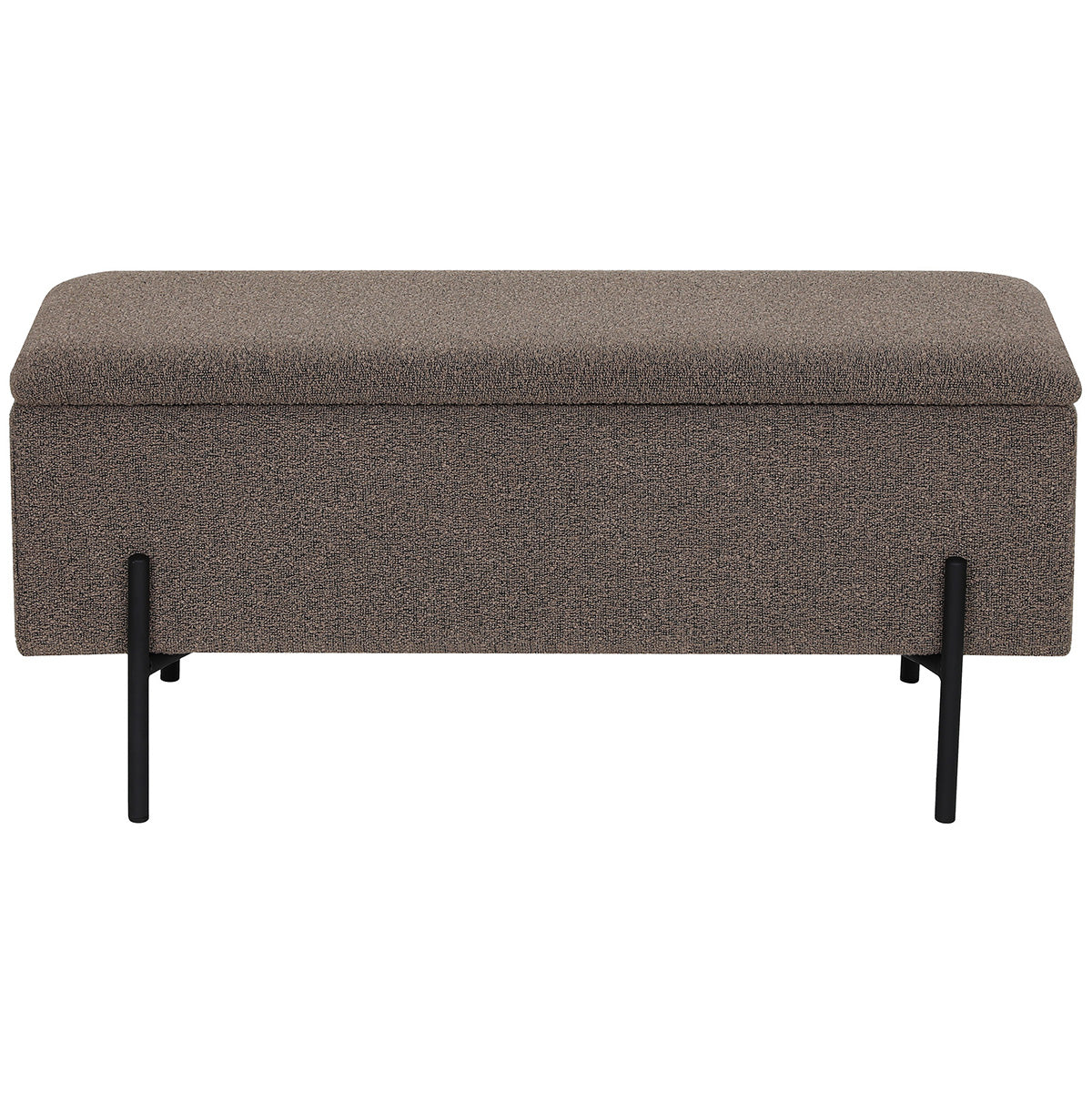 Watford Boucle Bench with Storage