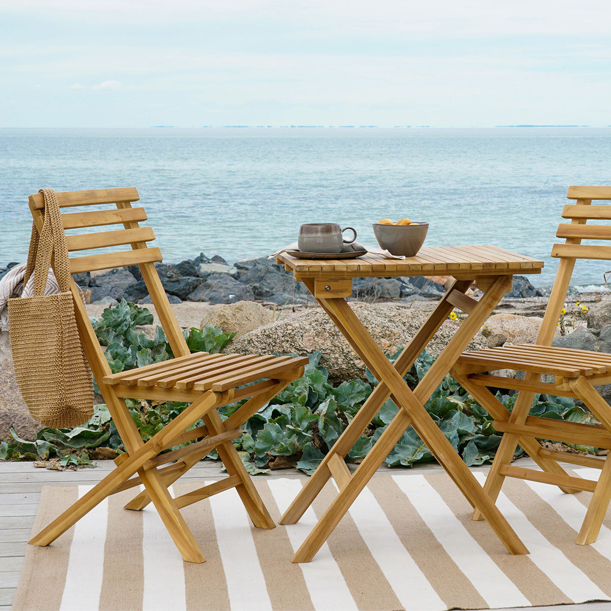 Cuenca Natural Teak Wood Coffee Set - WOO .Design