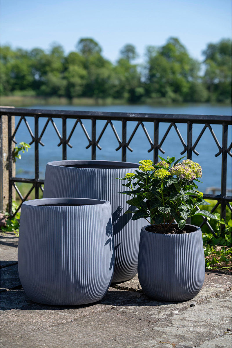 Denton Grey Planter (3/Set) - WOO .Design