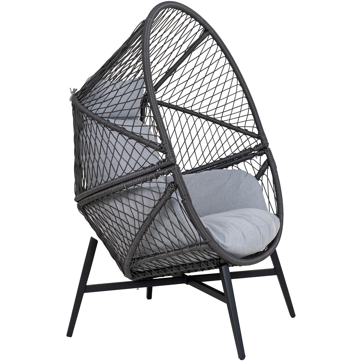 Rosario Black Lounge Chair - WOO .Design