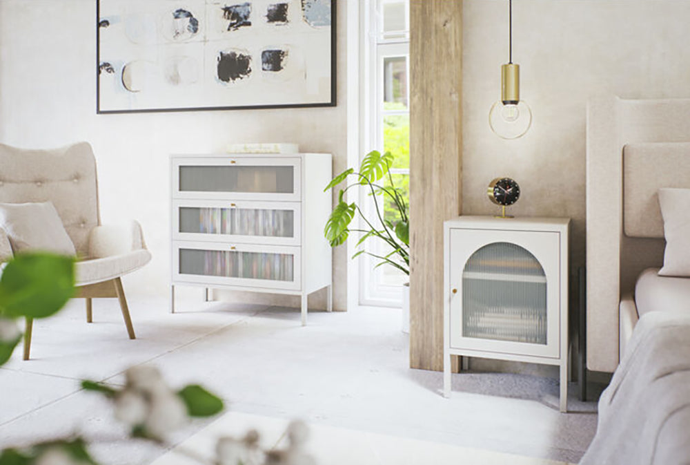 Naxos White Trio Dresser