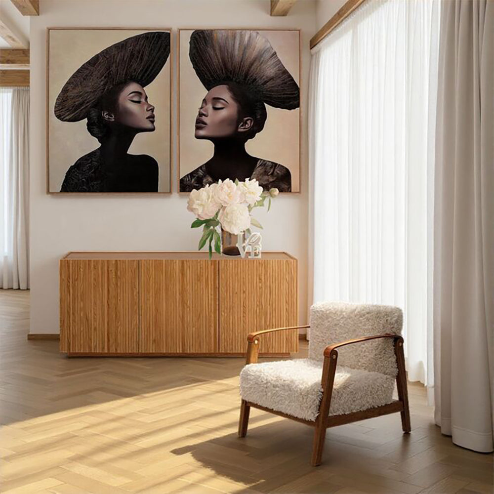 Simon Creme Armchair