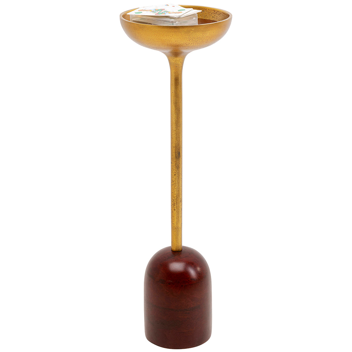 Bibo Brown/Gold Side Table