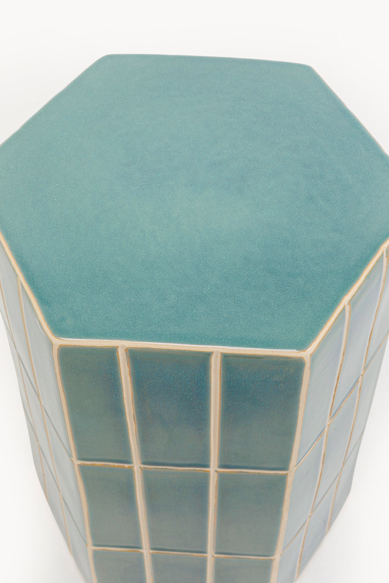 Bliss Tile Blue Side Table