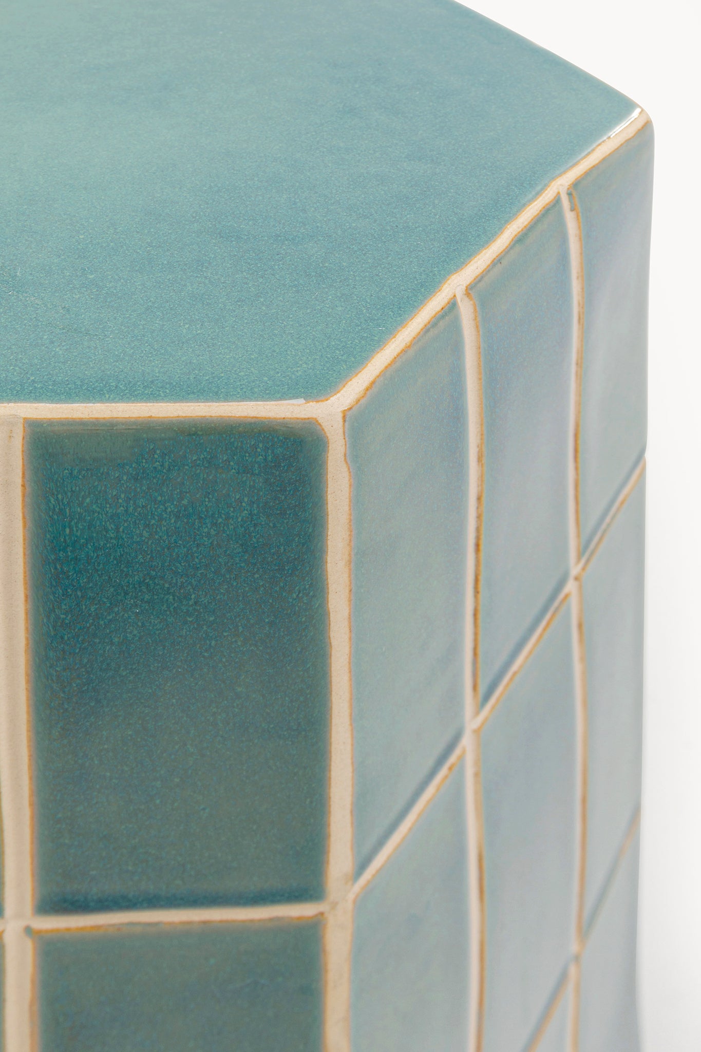 Bliss Tile Blue Side Table