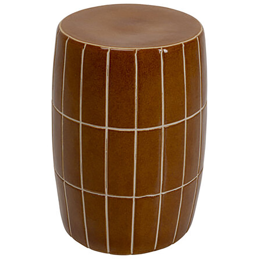 Bliss Tile Brown Side Table