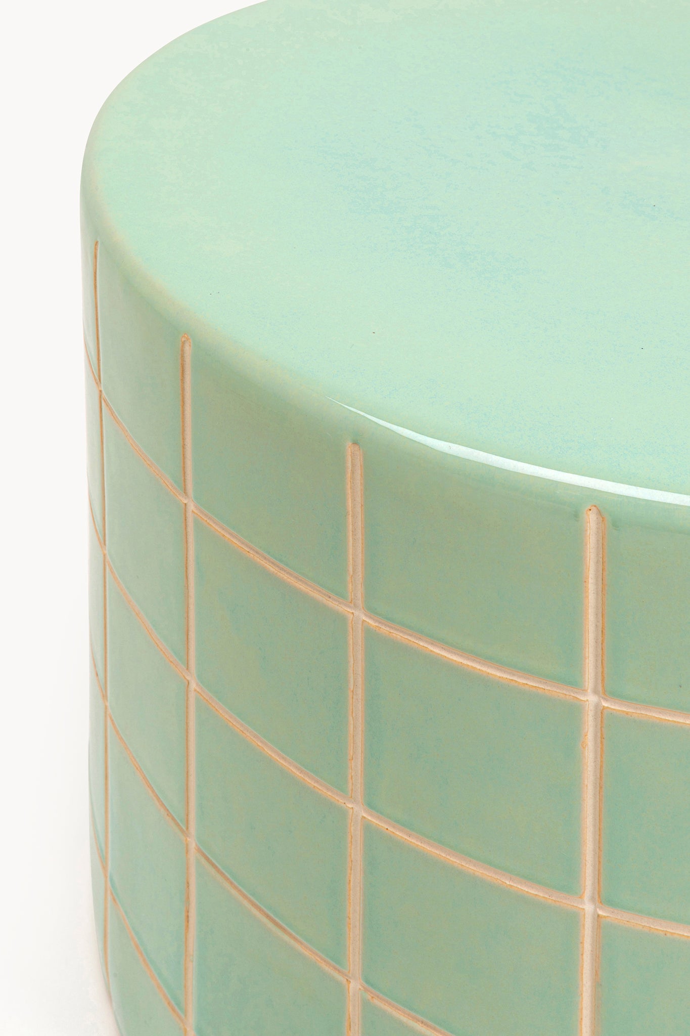 Bliss Tile Green Side Table