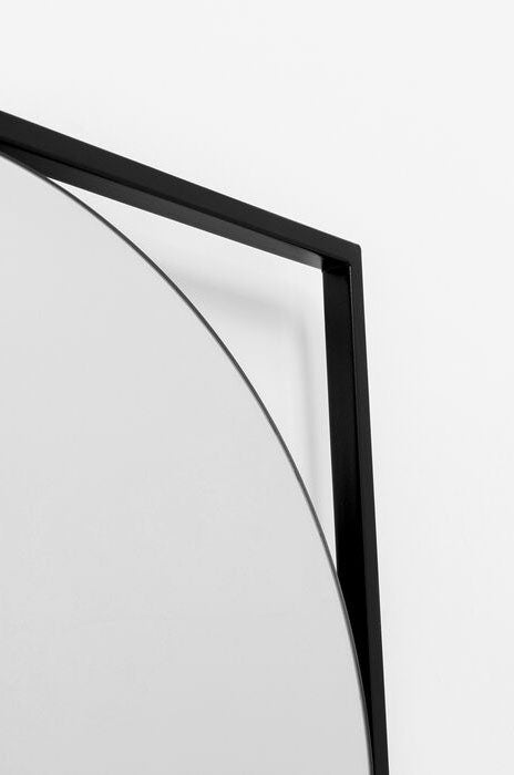 Bonita Black Rectangular Wall Mirror