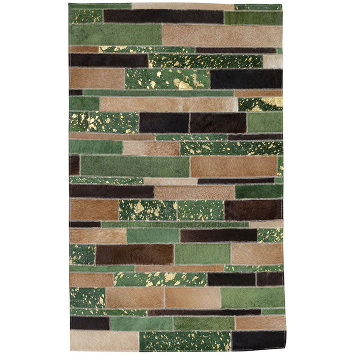 Brick Green Leather Carpet - WOO .Design