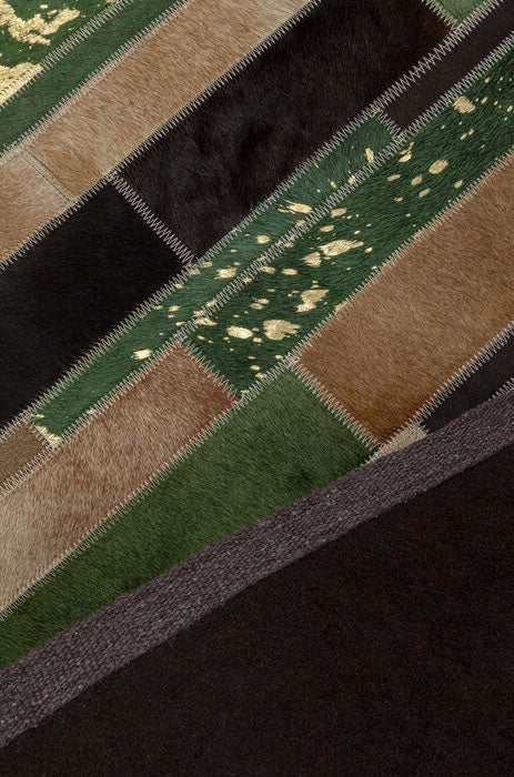 Brick Green Leather Carpet - WOO .Design