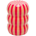 Candy Pink Stripes Side Table