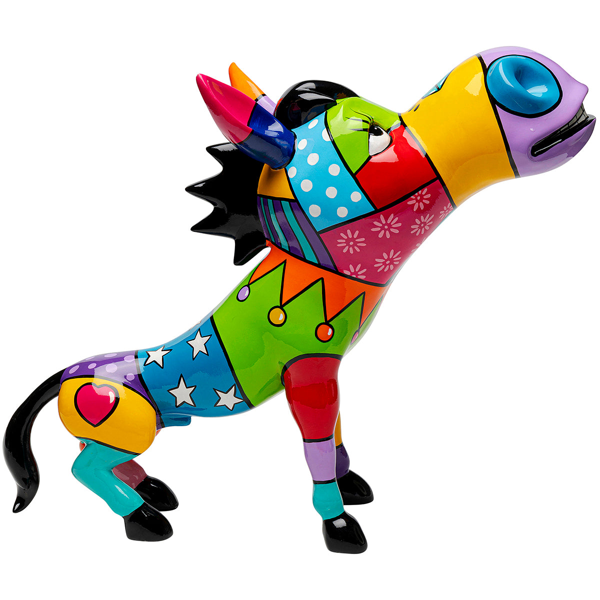 Donkey Patchwork Deco Figurine