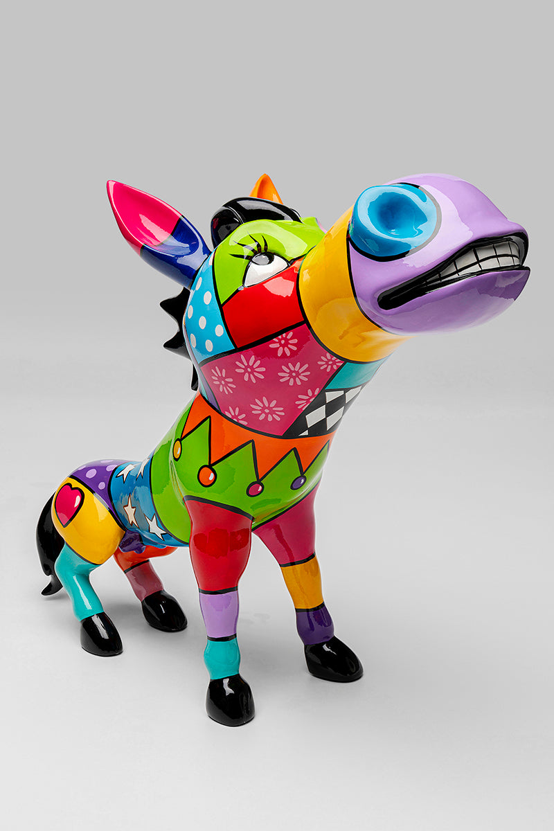 Donkey Patchwork Deco Figurine