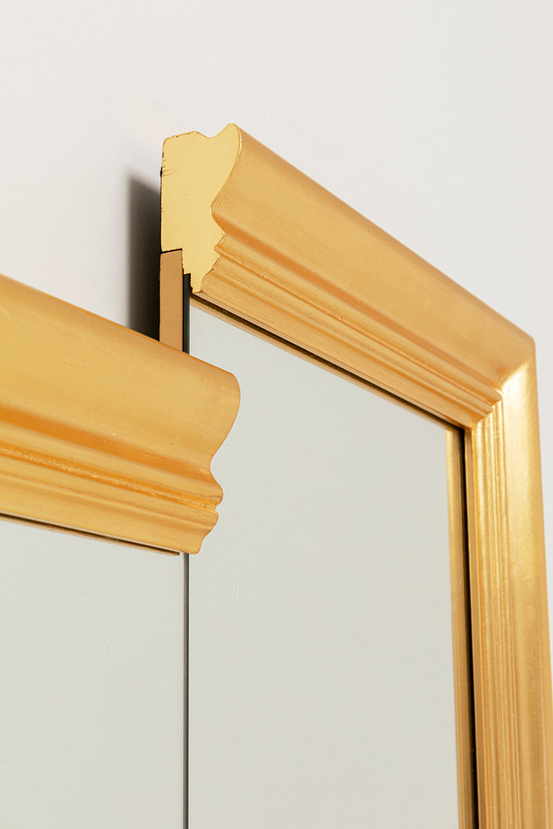 Double Vision Rectangular Wall Mirror