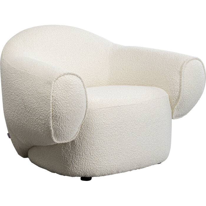 Dreamy Cream Boucle Armchair - WOO .Design