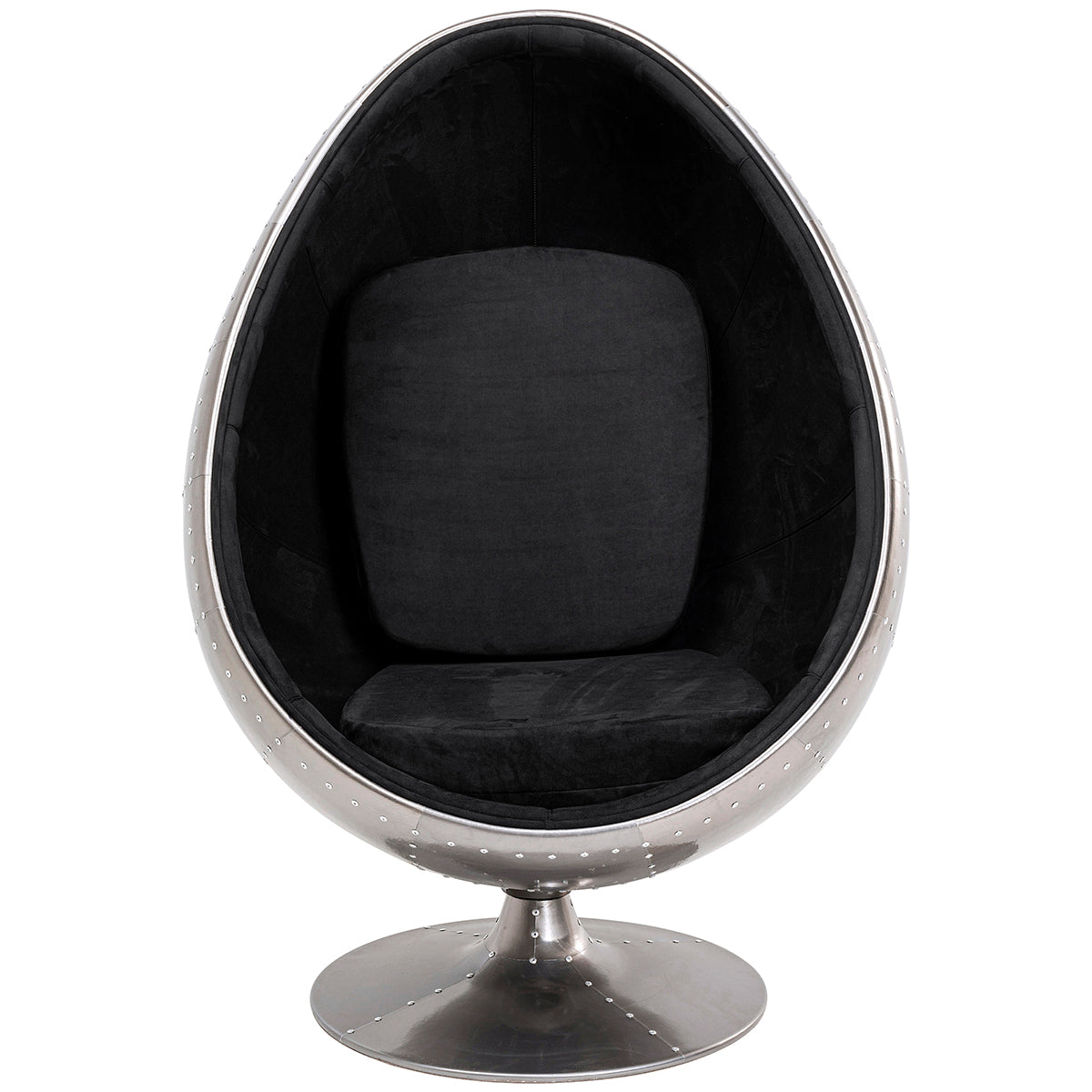 Eye Ball Graphit Swivel Armchair