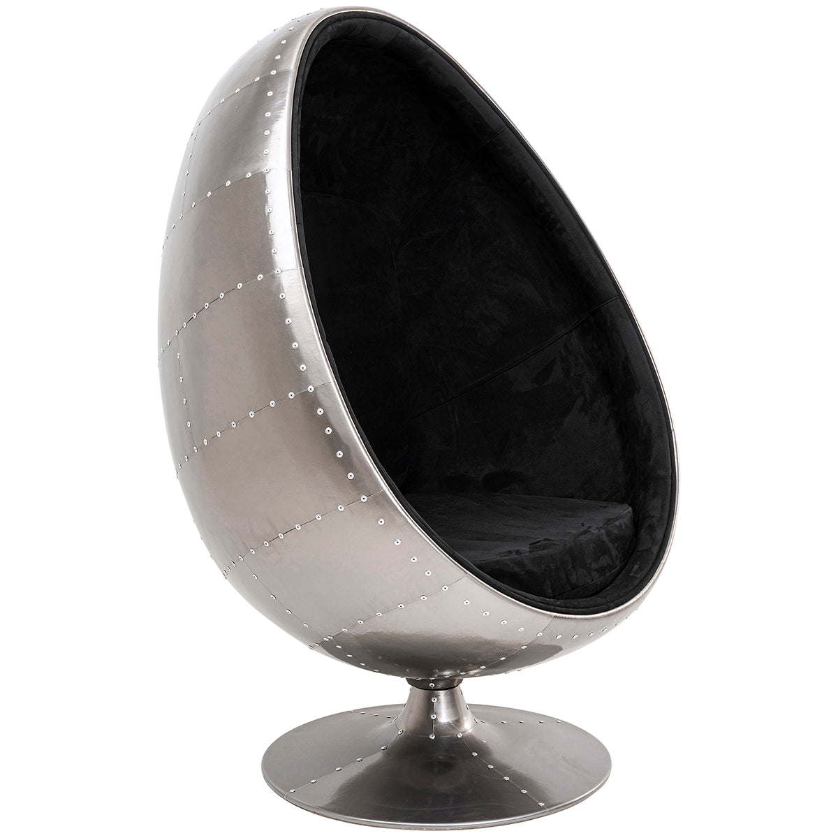 Eye Ball Graphit Swivel Armchair