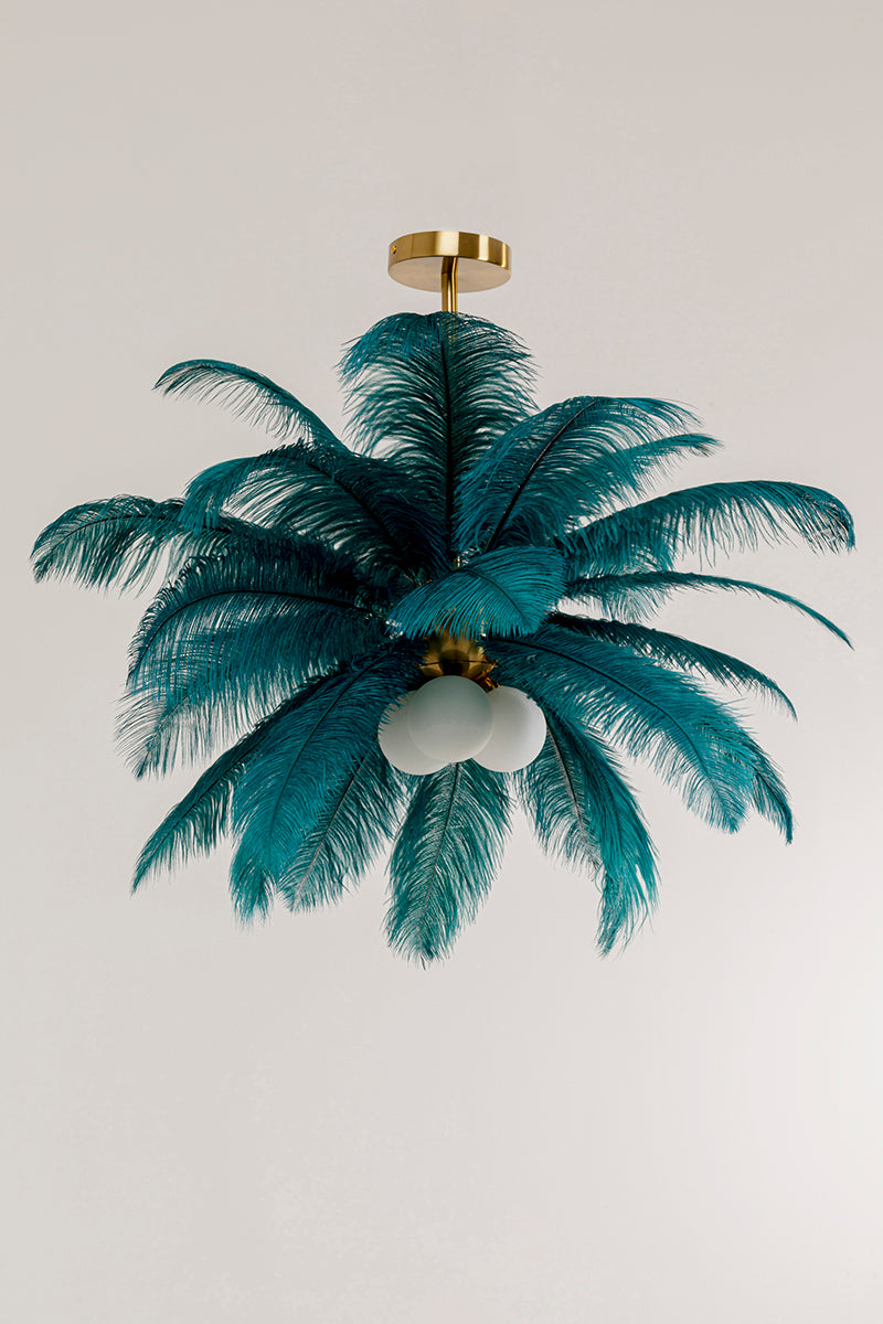 Feather Palm Pendant Lamp