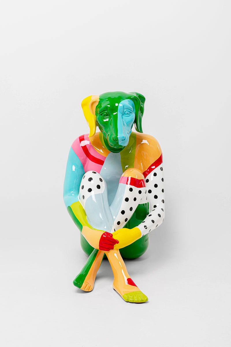 Dog Marc Multicolour Deco Figurine