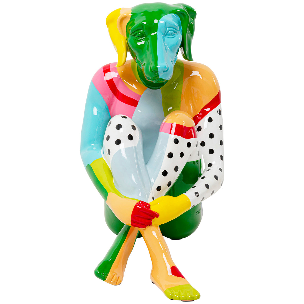 Dog Marc Multicolour Deco Figurine