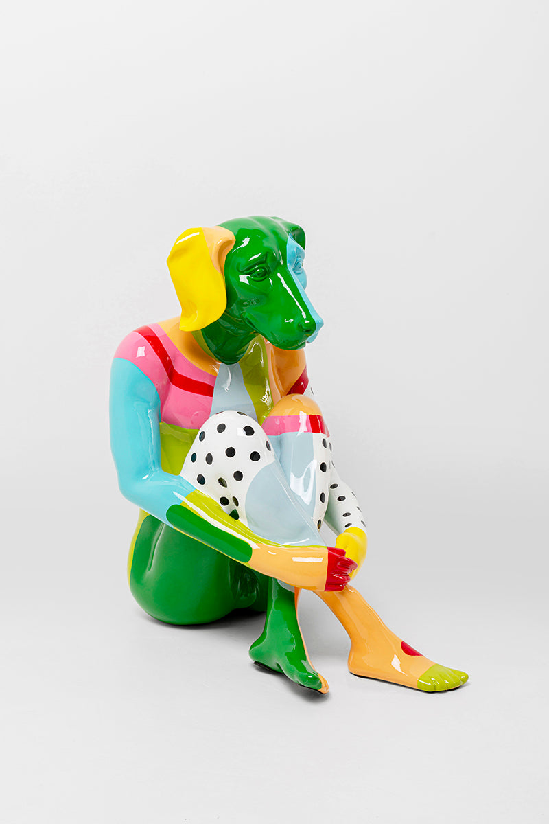 Dog Marc Multicolour Deco Figurine