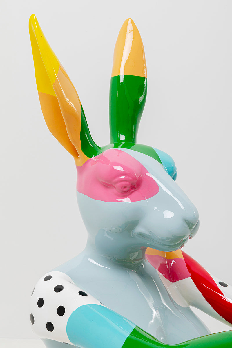 Rabbit Gillie Multicolour Deco Figurine