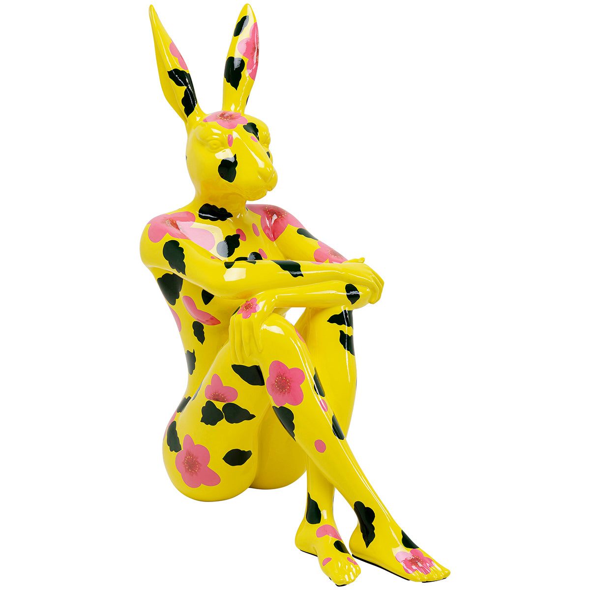 Rabbit Gillie Yellow Deco Figurine