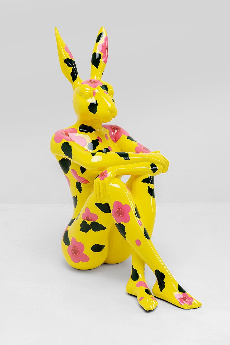 Rabbit Gillie Yellow Deco Figurine