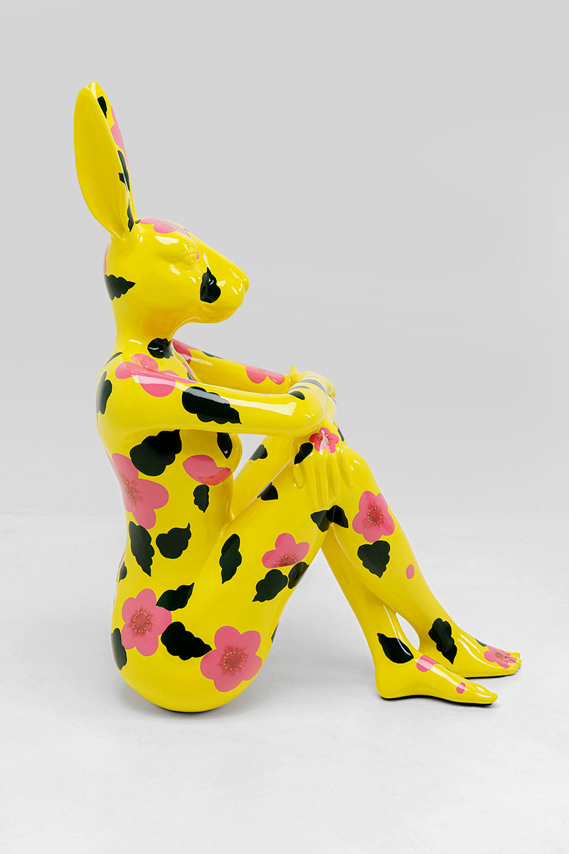 Rabbit Gillie Yellow Deco Figurine