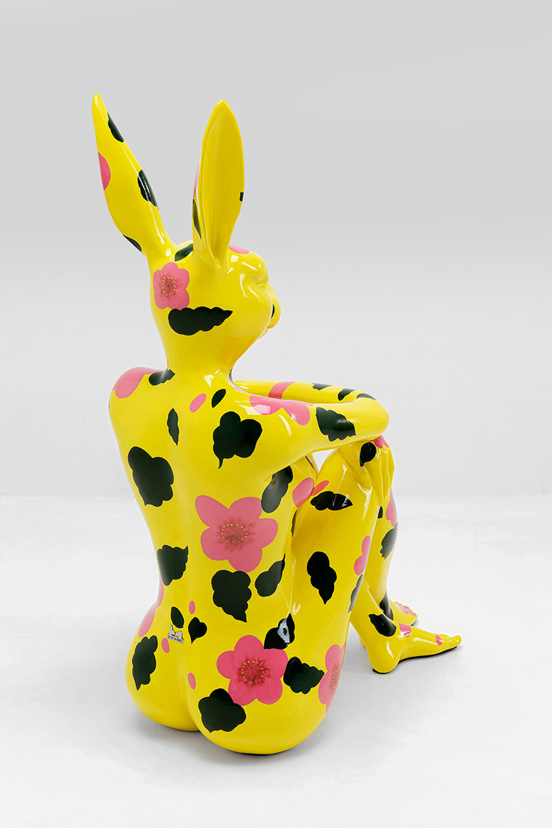 Rabbit Gillie Yellow Deco Figurine