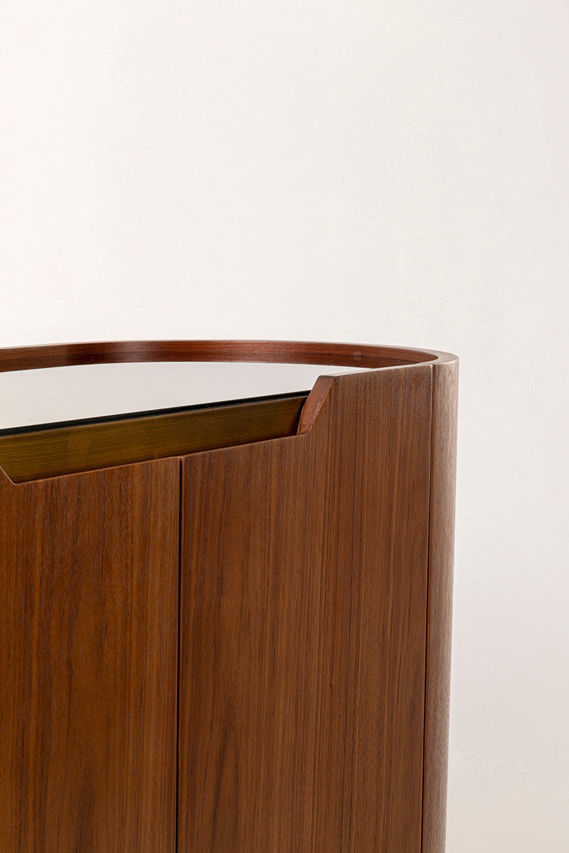 Giorgio Brown Bar Cabinet