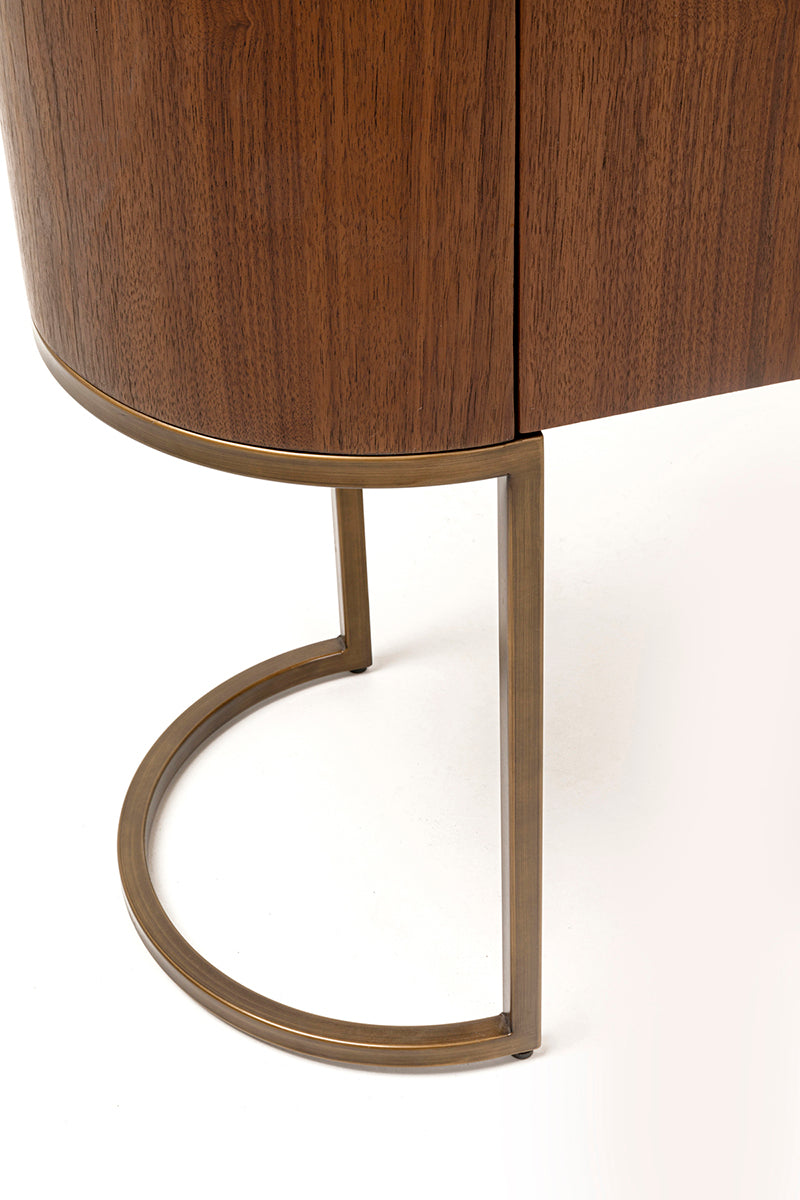 Giorgio Brown Bar Cabinet