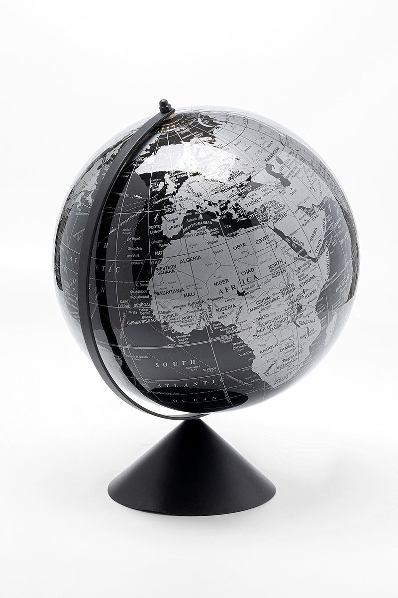 Globe Top Black Deco Object