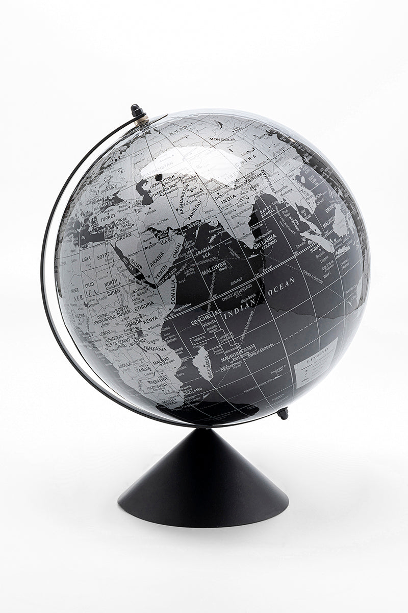 Globe Top Black Deco Object