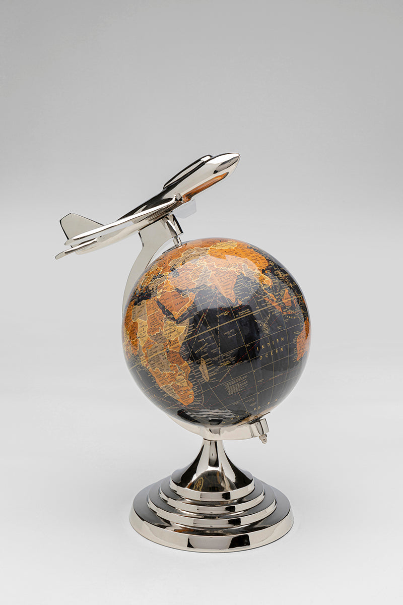 Globe Top Plane Deco Object