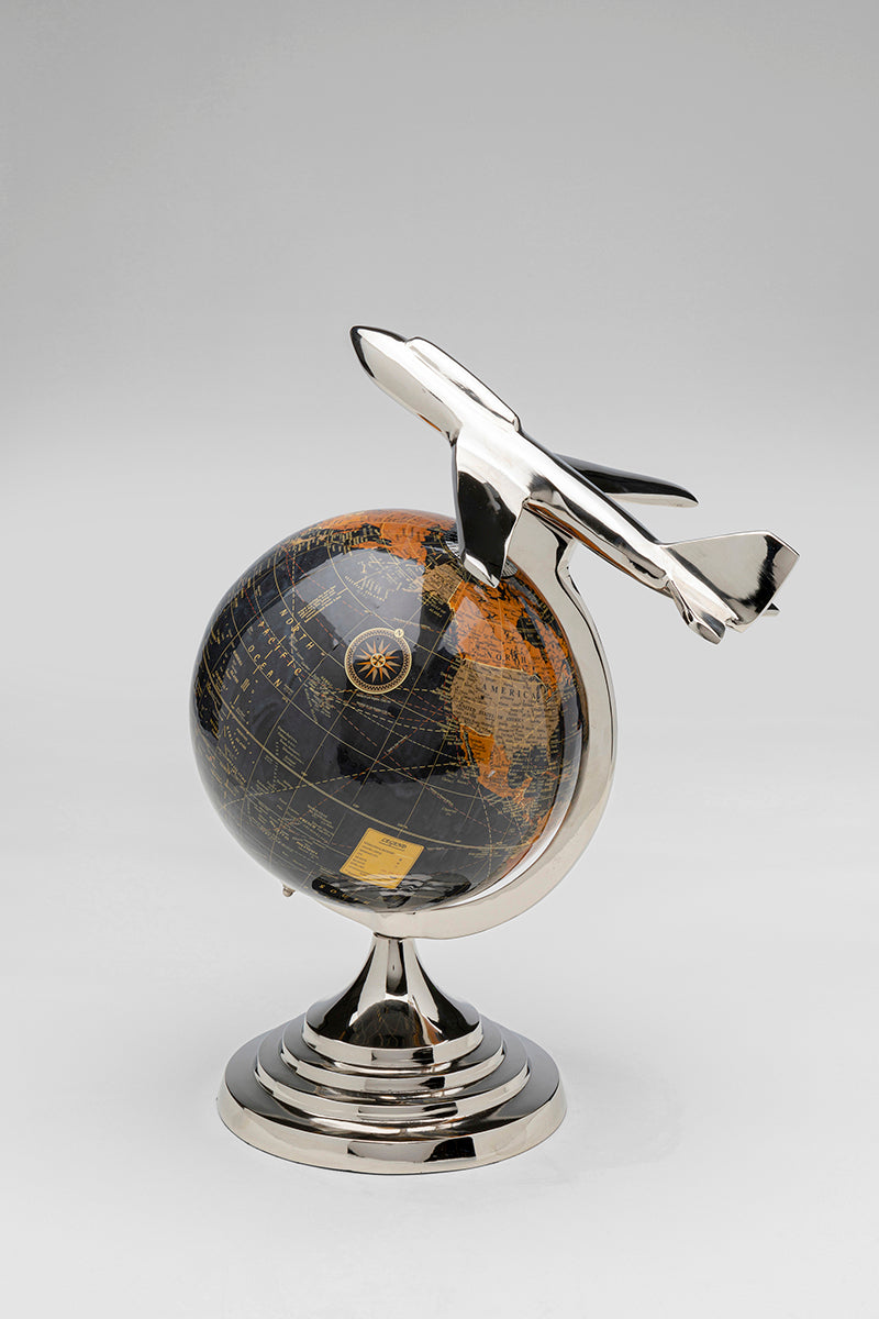 Globe Top Plane Deco Object