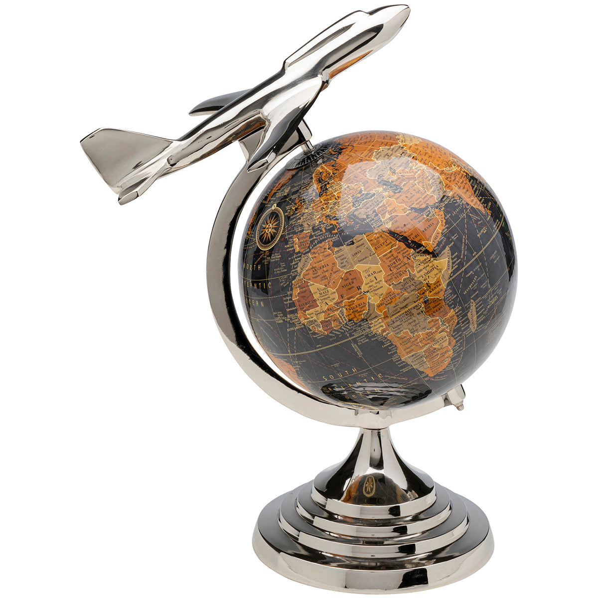 Globe Top Plane Deco Object